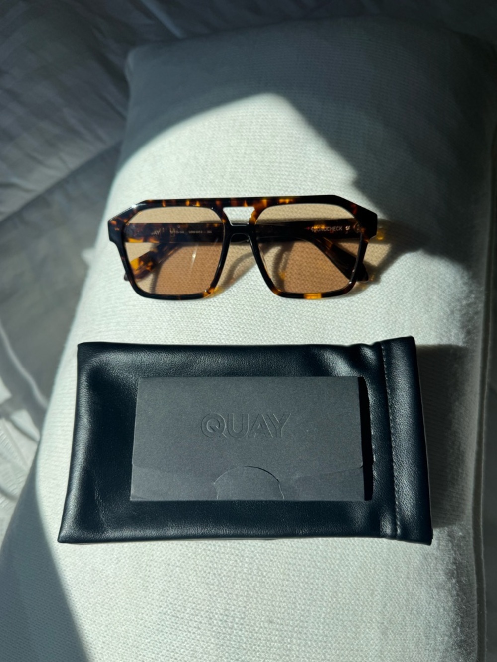 Quay Australia Tortoiseshell Brown Lens Sunglasses